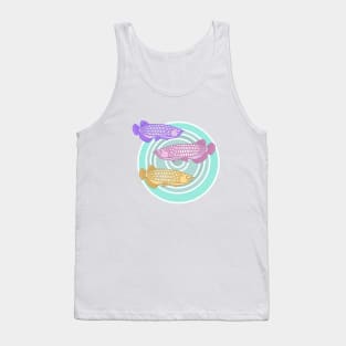 Arowana Fishes In The Water Tank Top